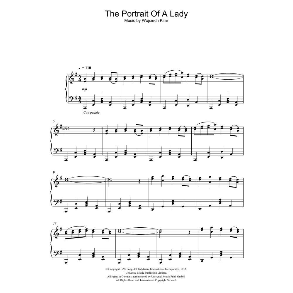 The Portrait Of A Lady (End Credits)